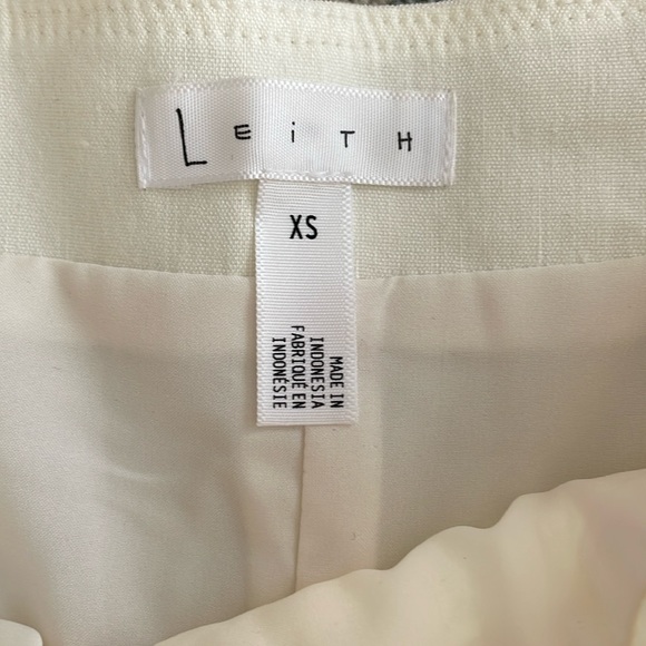 Leith High Waist Linen Blend Shorts - XS - Picture 4 of 9